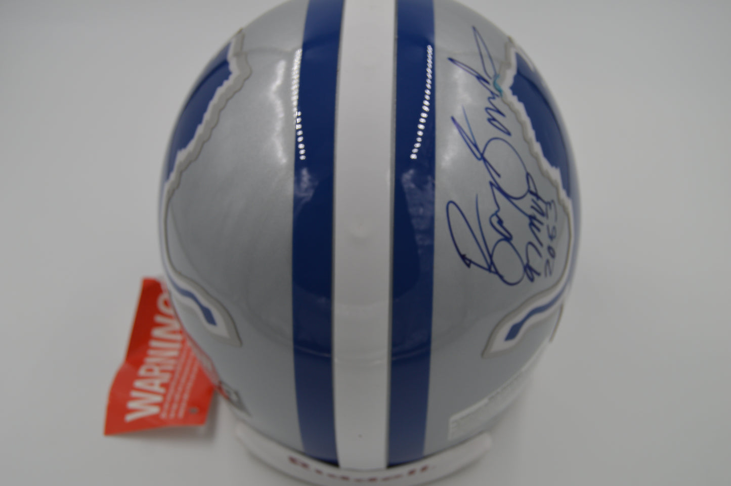 Barry Sanders Full Size Helmet - Autographed