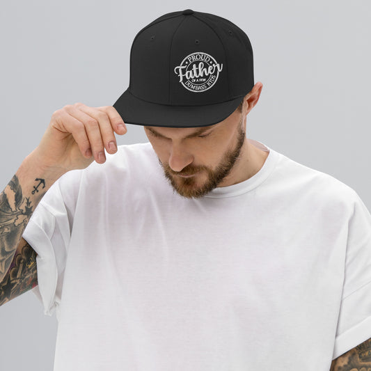 Proud Father of Dumbass Kids Embroidered Snapback Hat